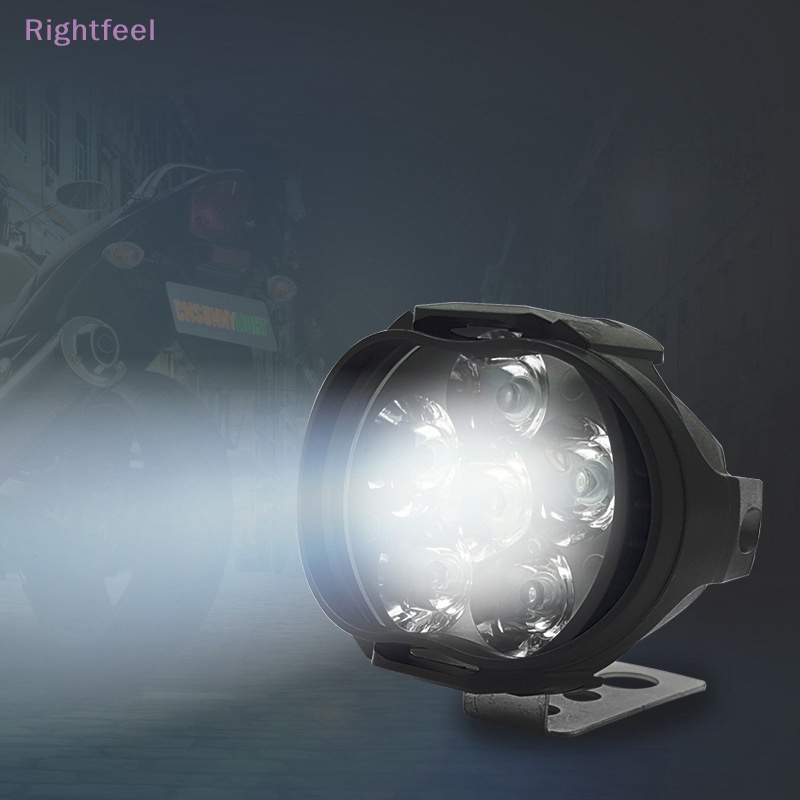 Rightfeel 1 bộ độ sáng cao mới 6 led đèn pha xe máy đèn pha phụ trợ đèn sương mù công tắc điều khiển đèn pha xe máy mới