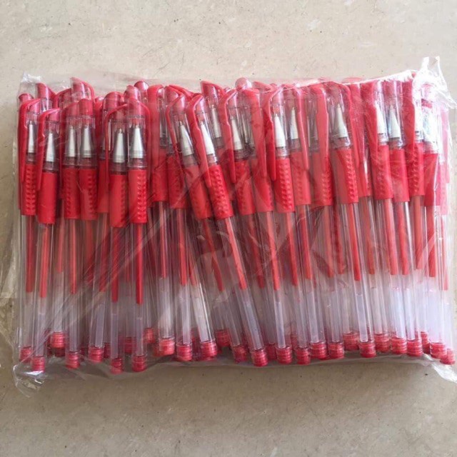 SET 50-100 CHIẾC BÚT BI NƯỚC VĂN PHÒNG SIÊU RẺ SIÊU ĐỀU MỰC MBBT02