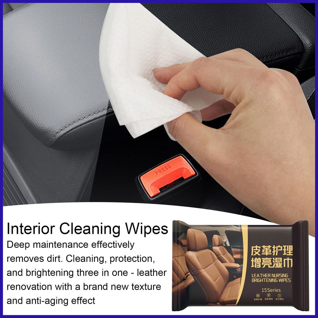 Khăn lau ô tô khăn lau ô tô khăn lau nội thất ô tô khăn ướt khăn lau ghế ô tô 15/80 cái khăn lau ẩm sạch robpvn