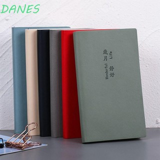 Danes a7 mini pocket notebook, business notepad agenda organizer, simple word book memo diary planner làm dày cung cấp văn phòng