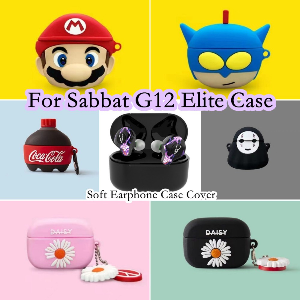 Hàng sẵn sàng! Đối với sabbat g12 elite case couple cartoon series dành cho sabbat g12 elite vỏ bọc tai nghe mềm