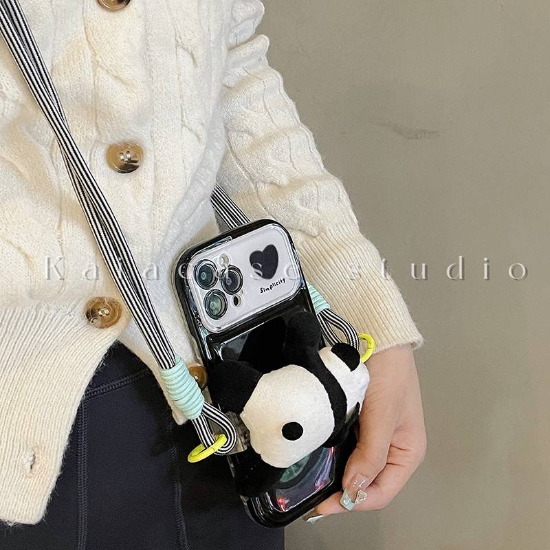 Ere1 lotso hangyodon spongebob phim hoạt hình điện thoại di động kẹp lưng dễ thương chuỗi chéo búp bê gấu dâu