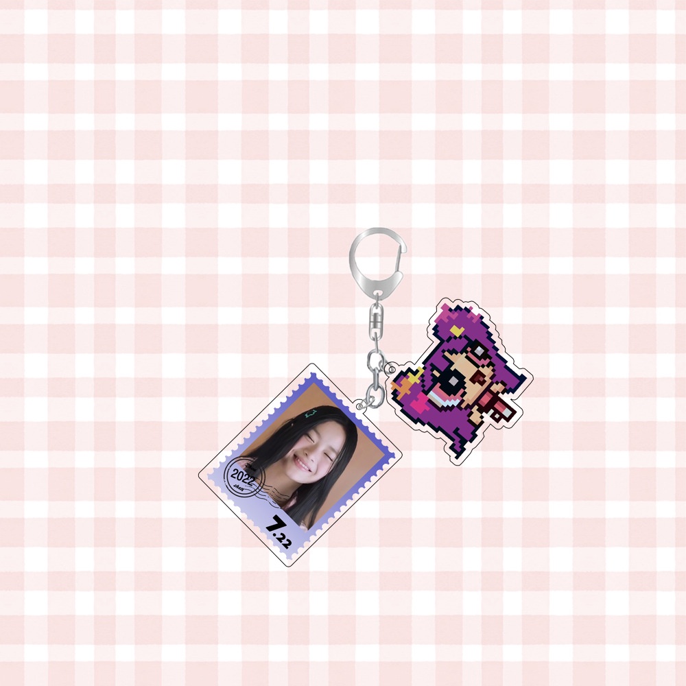 Kpop newjeans danielle haerin hanni keychain bag mặt dây chuyền