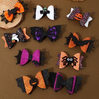 Ngẫu nhiên một halloween phong cách mới nơ kẹp tóc ma lễ hội tiệc ngày lễ bầu không khí trang phục đạo cụ lễ hội ma kẹp tóc