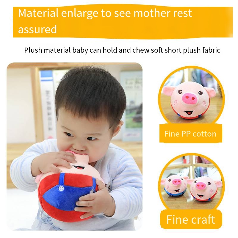 Talking baby pig toys khiêu vũ và hát búp bê lợn sang trọng thích hợp cho các bài hát nhạc trẻ mới biết đi, đồ chơi nhồi bông nảy điện có thể sạc lại usb