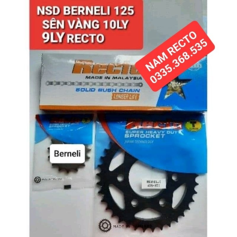 NHÔNG SÊN DĨA BENELLI TNT 125 SÊN VÀNG CHÍNH HÃNG RECTO .&gt; .