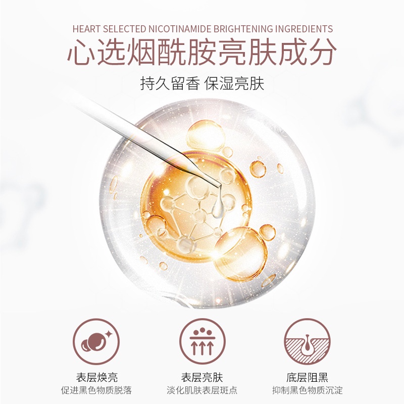 Sữa tắm Niacinamide dưỡng ẩm tẩy da chết Hương Thơm Lâu Phai Dưỡng Ẩm Làm Trắng Da 500ml