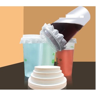 Giấy nến chống tràn đậy nắp cốc nhựa, cốc giấy đựng cafe, trà sữa dùng 1 lần 2023