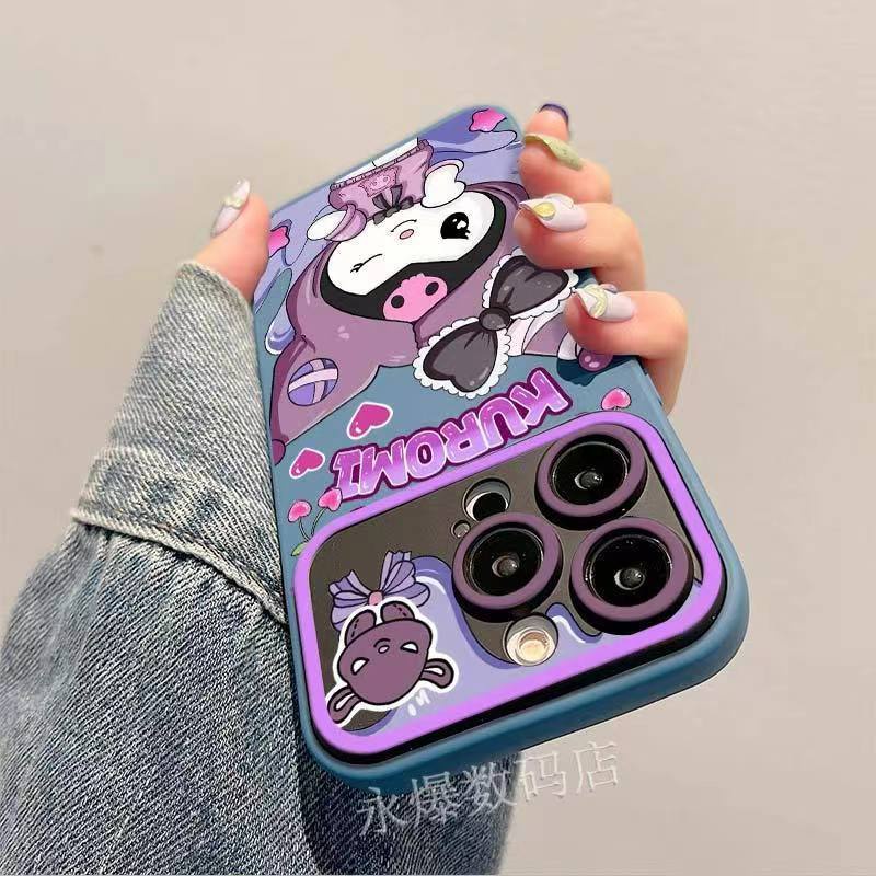 Ốp Điện Thoại Mềm Họa Tiết kuromi Cho Iphone 14promax 13Pro12 / 11 7p