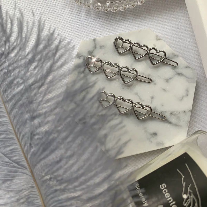 Cô gái y2k ngôi sao kẹp tóc punk silver bang kẹp tóc cô gái nhật bản yêu thích kẹp tóc ngôi sao năm điểm