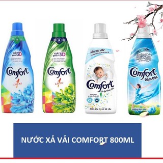 Chai Nước Xả Vải Comfort 800ml Đậm Đặc Chai