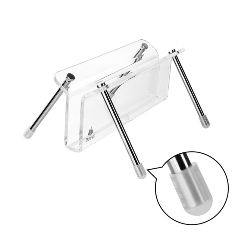 Lidu1 sleek Giá Đỡ acrylic Trưng Bày Đĩa Than Để Bàn Thanh Lịch