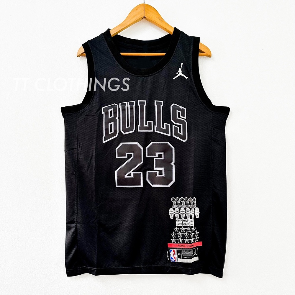 Michael chicago bulls Bộ Đồ Bóng Rổ Phiên Bản blackout jersi
