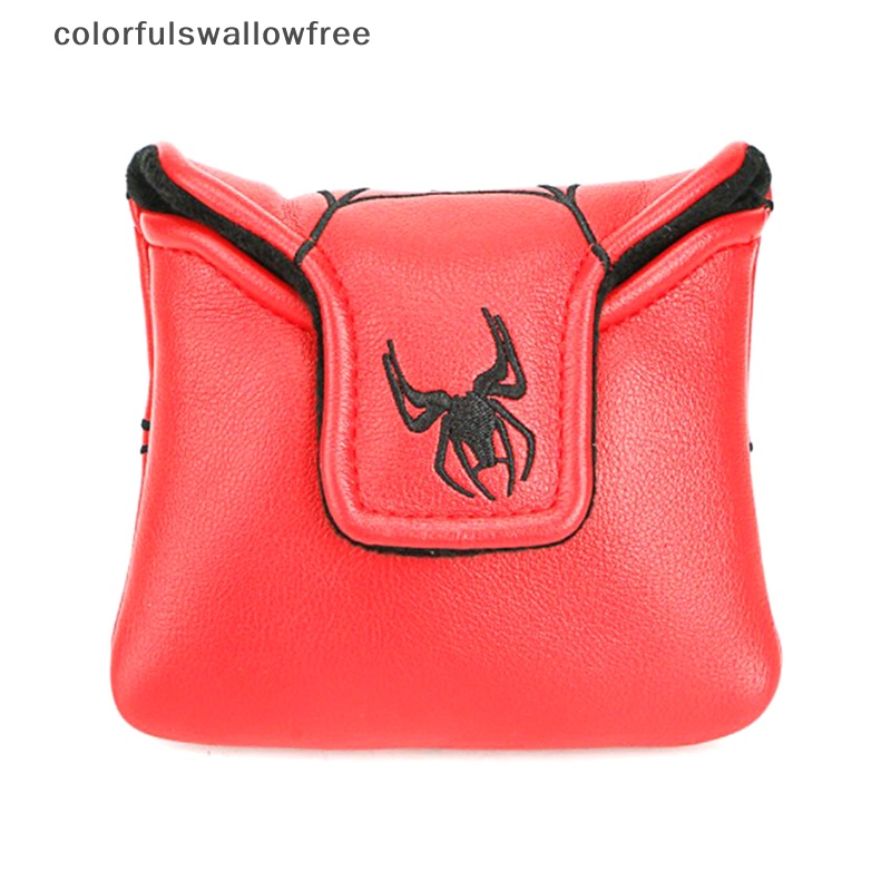 Colorfulswallowfree square mallet putter cover golf headcover for taylormade spider x abc