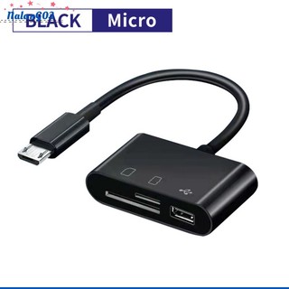Đầu Đọc Thẻ Nhớ Otg / sd / tf Đa Năng Cho Điện Thoại Android / Máy Tính