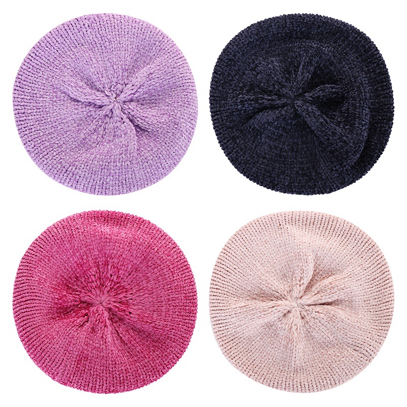 Mũ Beret Màu Sắc Thời Trang Nữ Tính