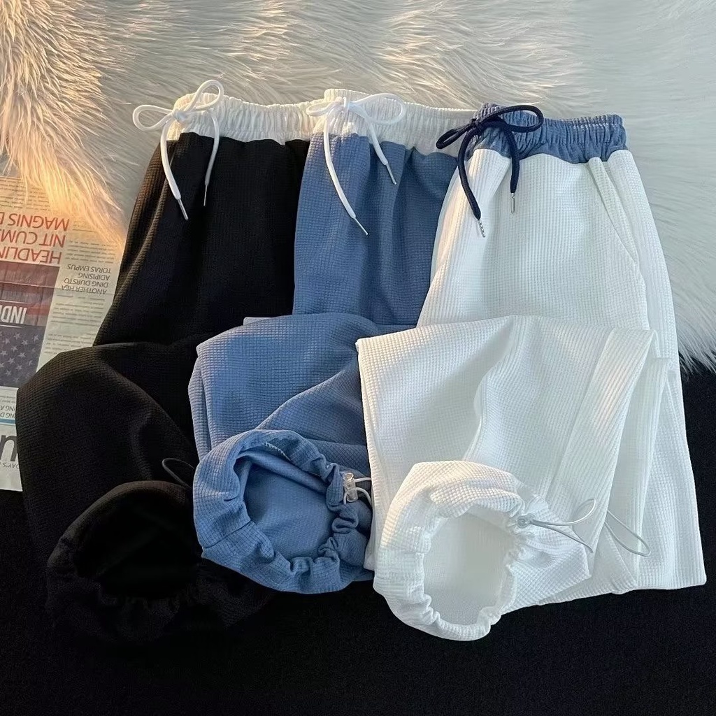 Quần Legging Thể Thao Lưng Thun Dáng Rộng Thời Trang Mùa Hè Cho Nam