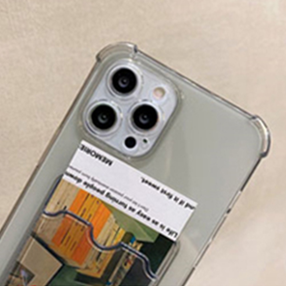 Ốp Điện Thoại TPU Mềm Màu Kẹo Trong Suốt Có Ngăn Đựng Thẻ Cho IPhone 11 12 13 14 Pro Max XS XR 8 7 Plus SE