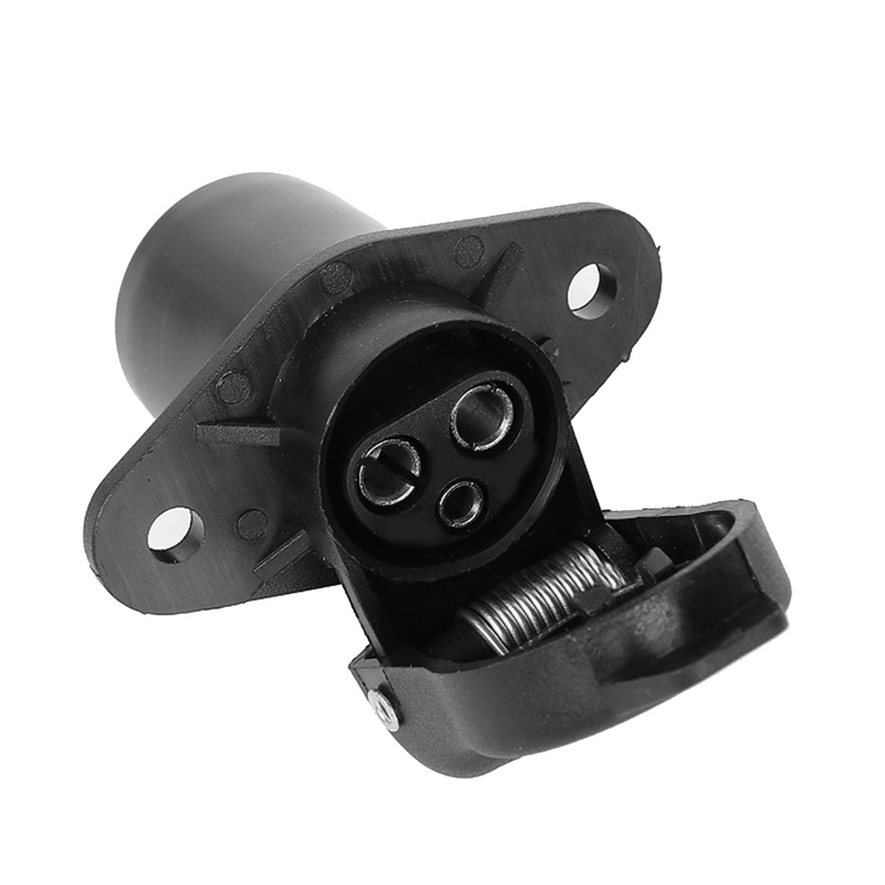 Phích Cắm Chuyển Đổi 3 Chấu Phong Cách Châu Âu Cho Xe Hơi