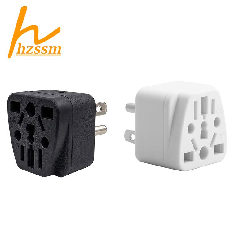 Phích Cắm Sạc Chuyển Đổi 3 Chấu US / UK / AU / In / CN / JP / Asia / Ý / Brazil Sang USA