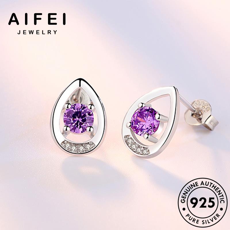 AIFEI JEWELRY Thời bông thời kim nữ trang khuyên tai phụ thời quốc cương 925 moissanite dáng bạc thả hàn nguyên tròn xỏ kiện tua trang sức thật bản vành E155