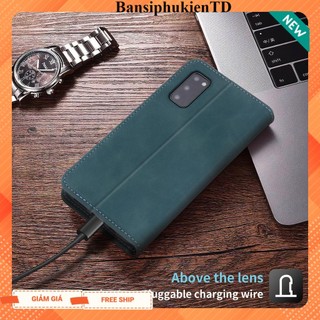 [Giá sỉ] Bao da nam châm Samsung Note 10 Plus, Note 9, Note 8, bao da điện thoại kiểu ví, da mịn