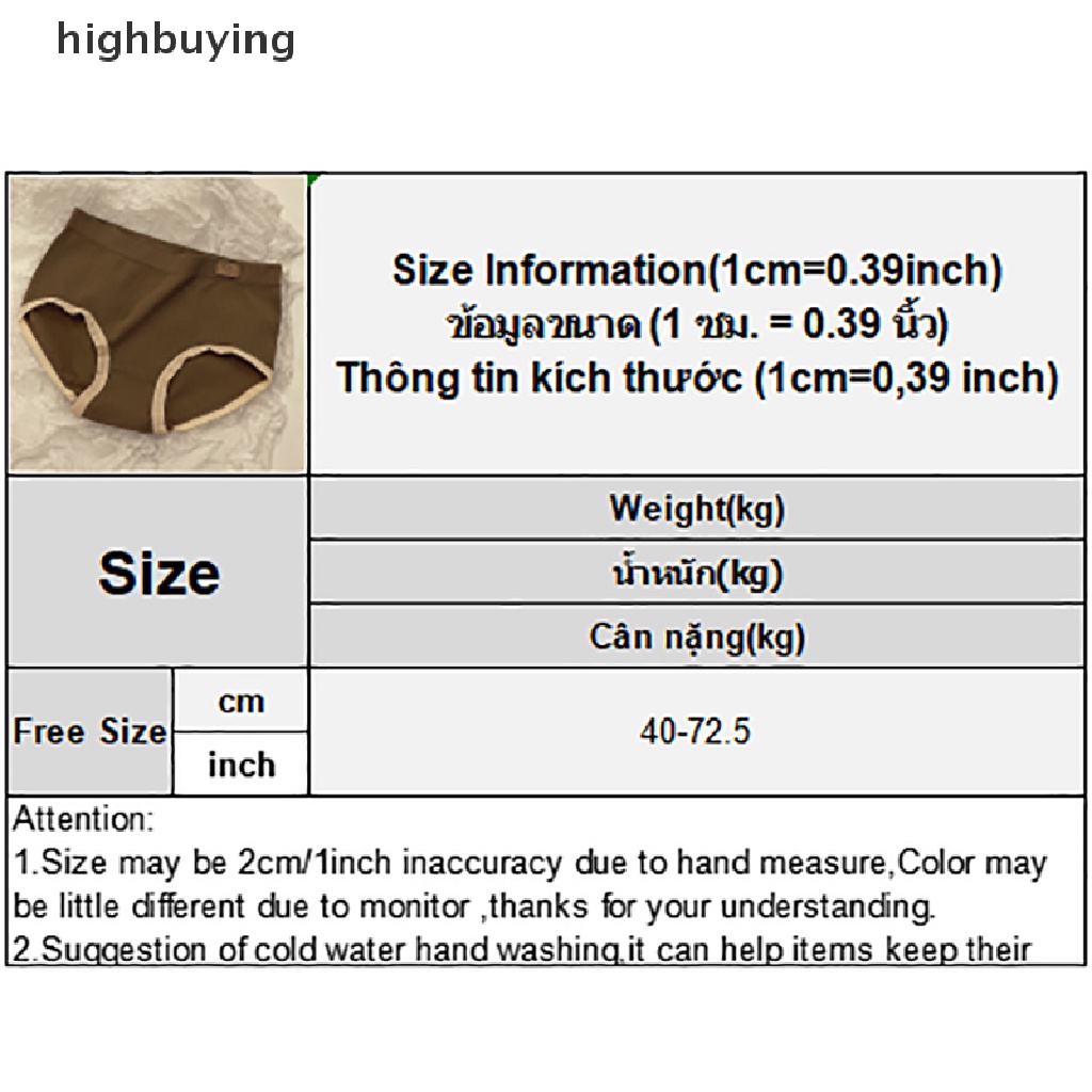 Quần Lót Thoáng Khí Mềm Mại Thoải Mái Phong Cách Nhật Bản Cho Nữ