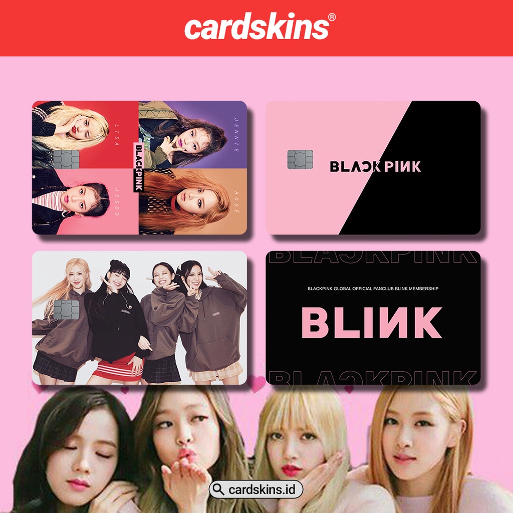 Skin Card, ATM Chủ Đề BLACKPINK | Miếng Dán Thẻ ATM, Thẻ Chung Cư Trang Trí - Chống Nước