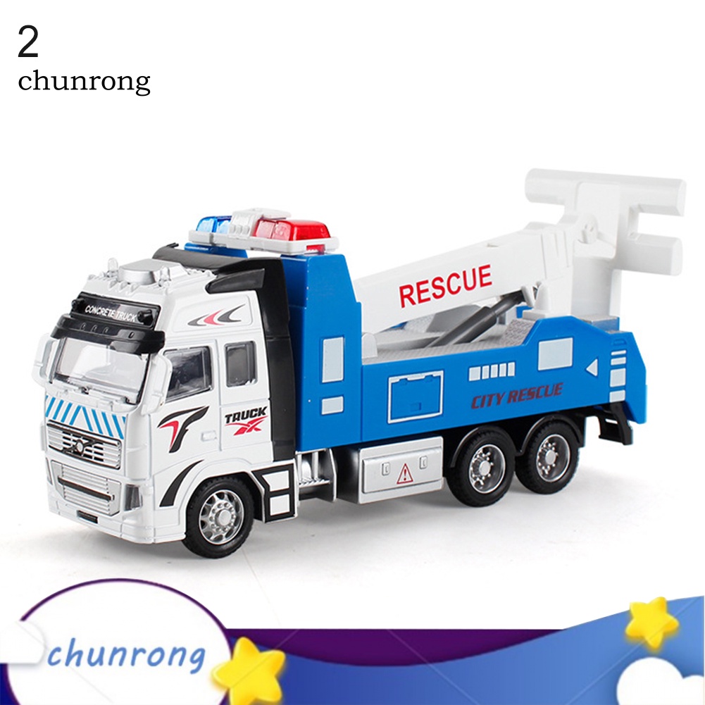 Xe Cứu Hỏa Đồ Chơi Bằng Hợp Kim Chất Lượng Dành Cho Bé Cr