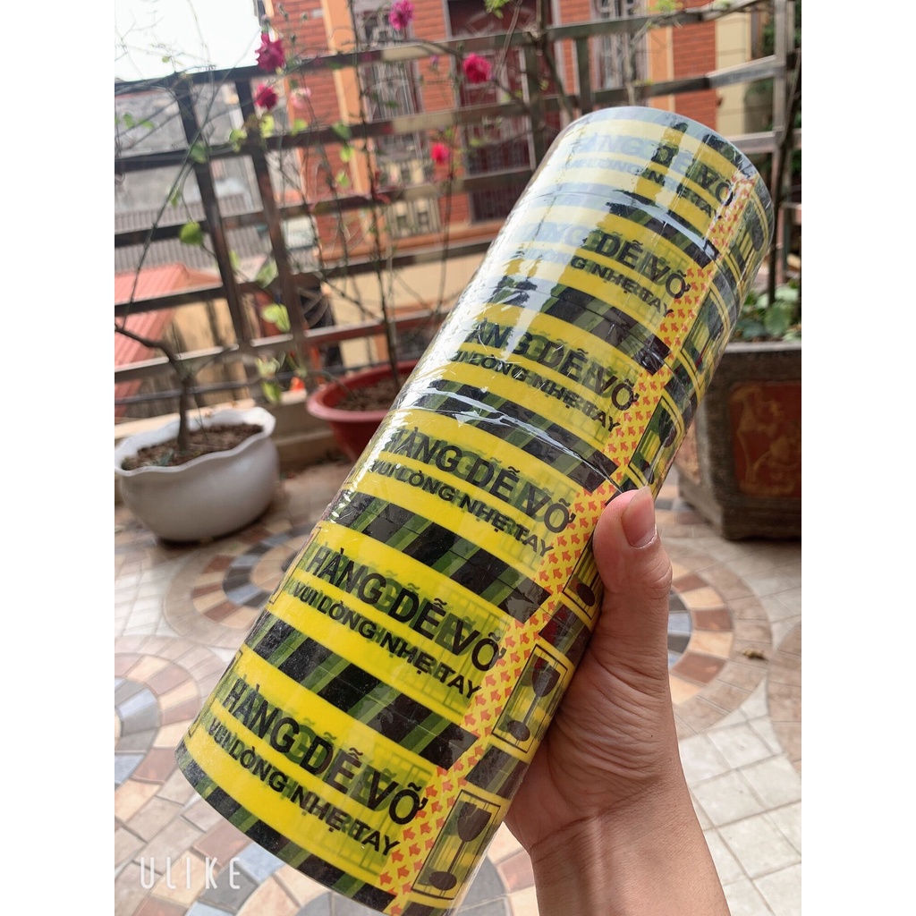 Sale45%  Băng dính in chữ hàng dễ vỡ 100y rẻ vô địch