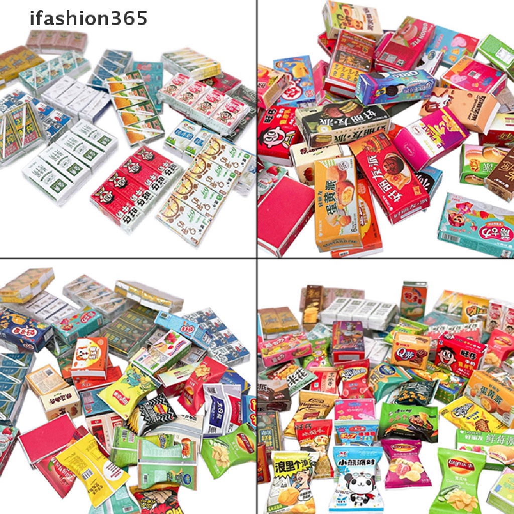 Mô Hình Hộp Bánh Mì / Thức Ăn / Nước Uống Trang Trí Nhà Búp Bê 1: 12