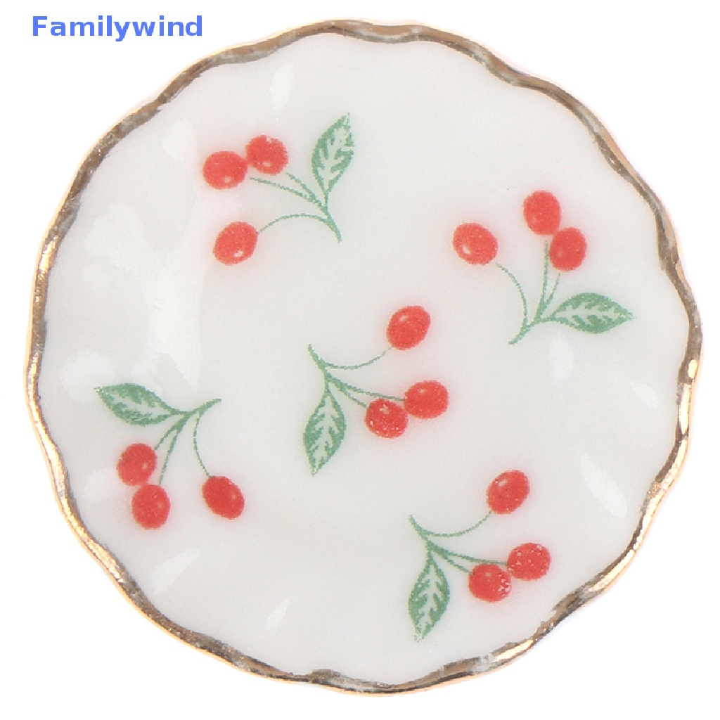 Set 4 Món Chén Đĩa 1: 12 Trang Trí Nhà Búp Bê