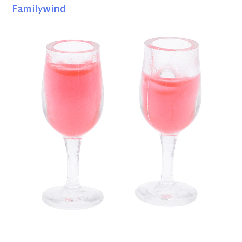 Set 5 Ly Rượu Mini Tỉ Lệ 1 / 12 Dùng Để Trang Trí Nhà Búp Bê