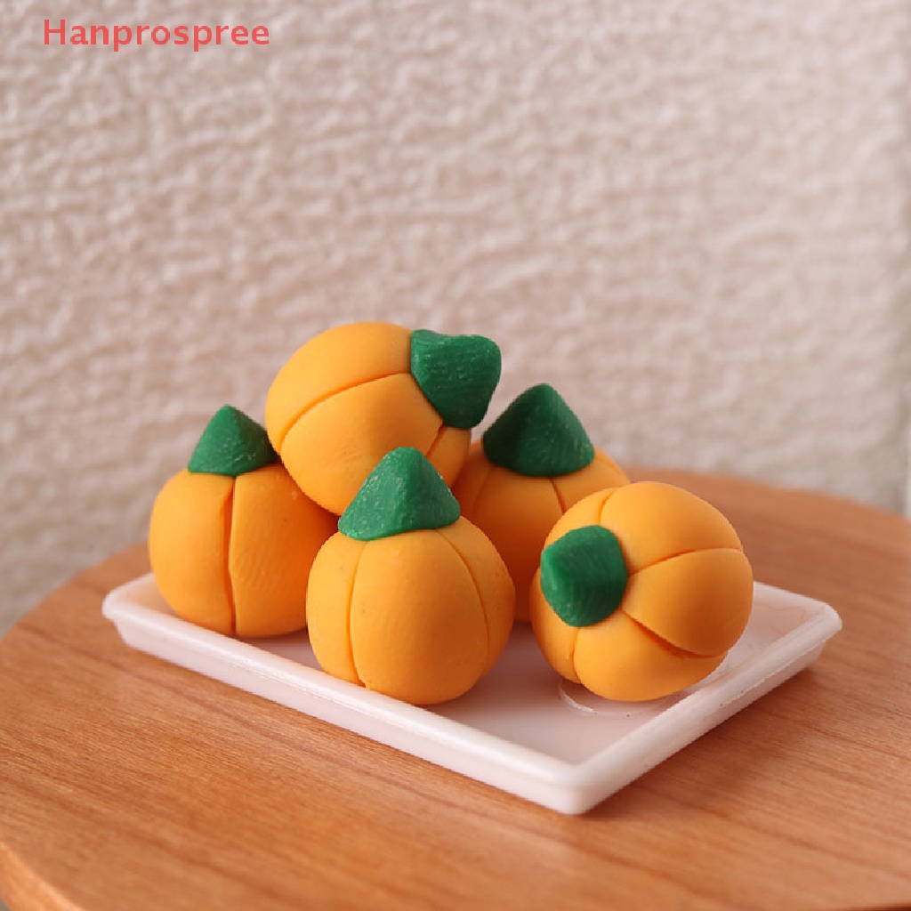 Mô Hình Quả Bí Ngô Trang Trí Nhà Búp Bê Tỉ Lệ 1: 12