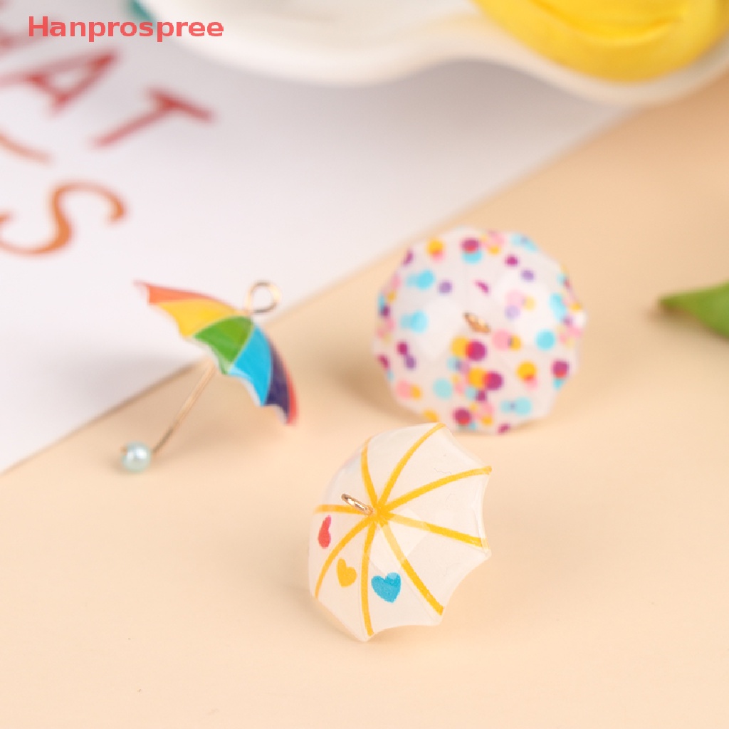 Bộ 5 Dù Mini Tỉ Lệ 1 / 12 Dùng Trang Trí Nhà Búp Bê