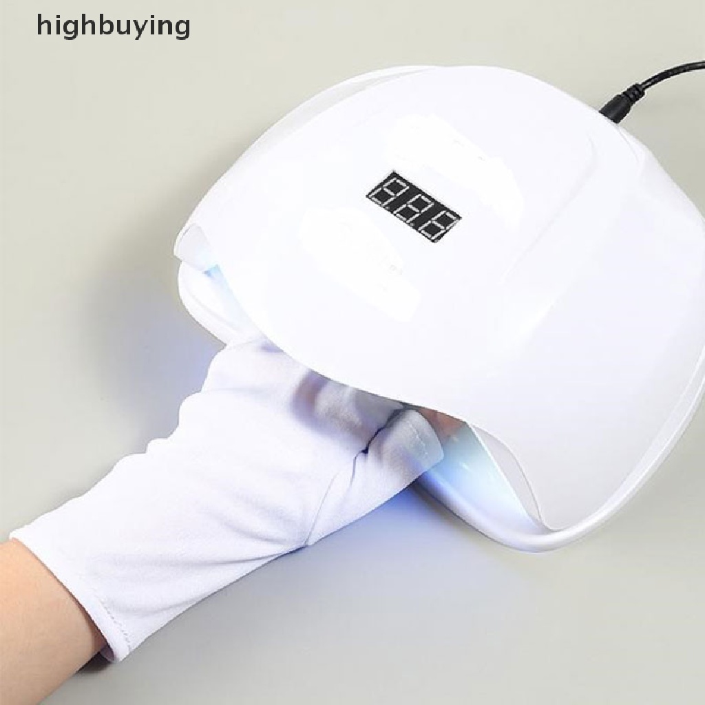 1 Đôi Găng Tay Chống Tia UV Bảo Vệ Móng Tiện Dụng