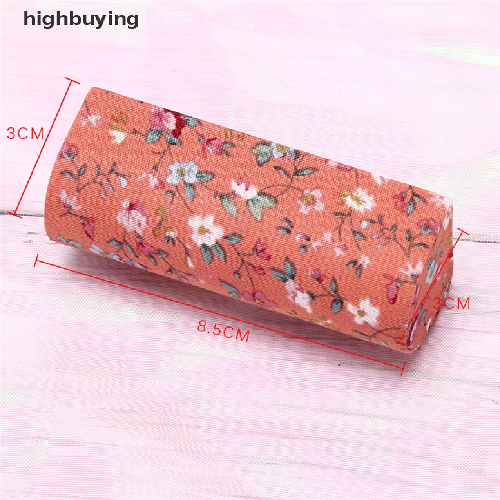 Hộp Đựng Son Môi Họa Tiết Thêu Hoa Kèm Gương Phong Cách Retro