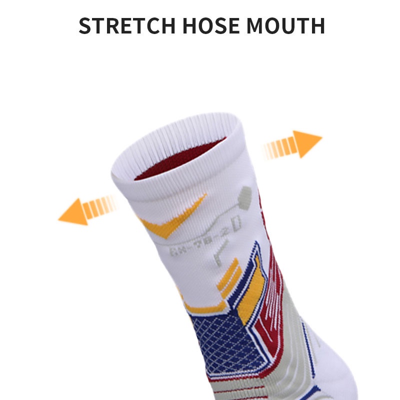 195.Vớ Thể Thao Chơi Bóng Rổ / Chạy Bộ Chuyên Nghiệp Cho Nam