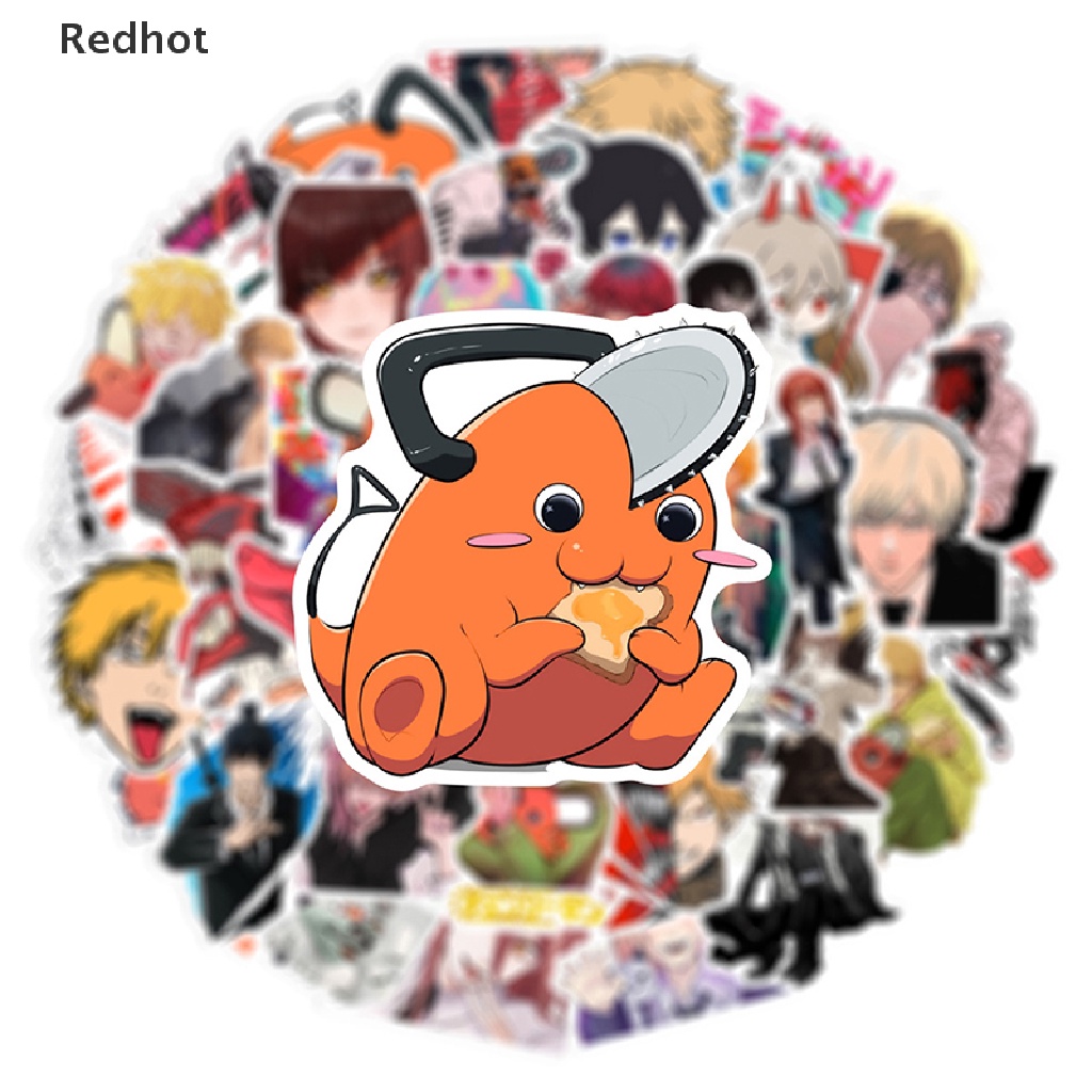 Bộ 50 Miếng Dán Hành Lý Bằng PVC Họa Tiết Anime Nhật Bản