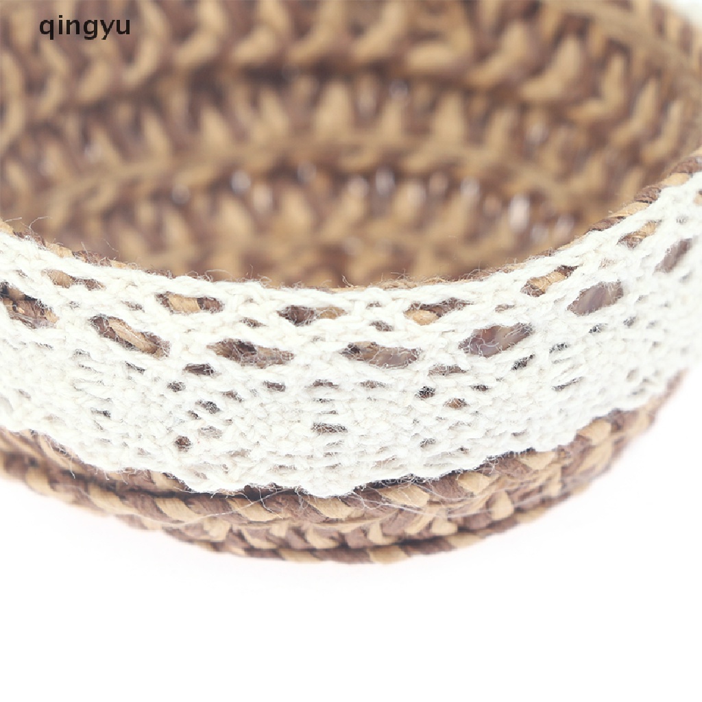 Giỏ Đan Đựng Trái Cây / Thực Phẩm Tỉ Lệ 1: 12 1: 6 Trang Trí Nhà Búp Bê