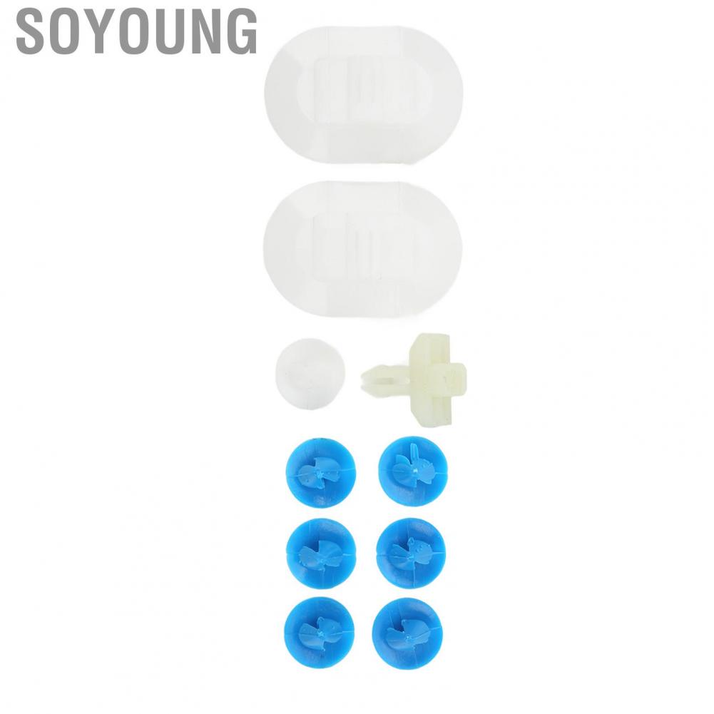 Soyoung Side Skirt Fixing Clip Set  Car Fastener Clips Easy Carry Compact Structure High Strength for Vehicle