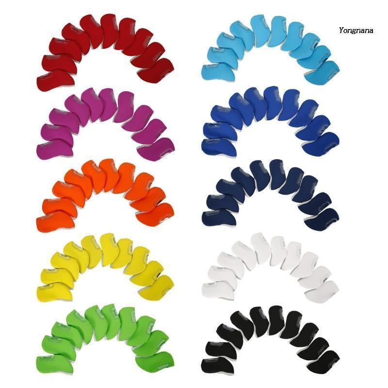 Set 10 Vỏ Bọc Đầu Gậy Đánh Golf Có Màn Hình Hiển Thị Trong Suốt