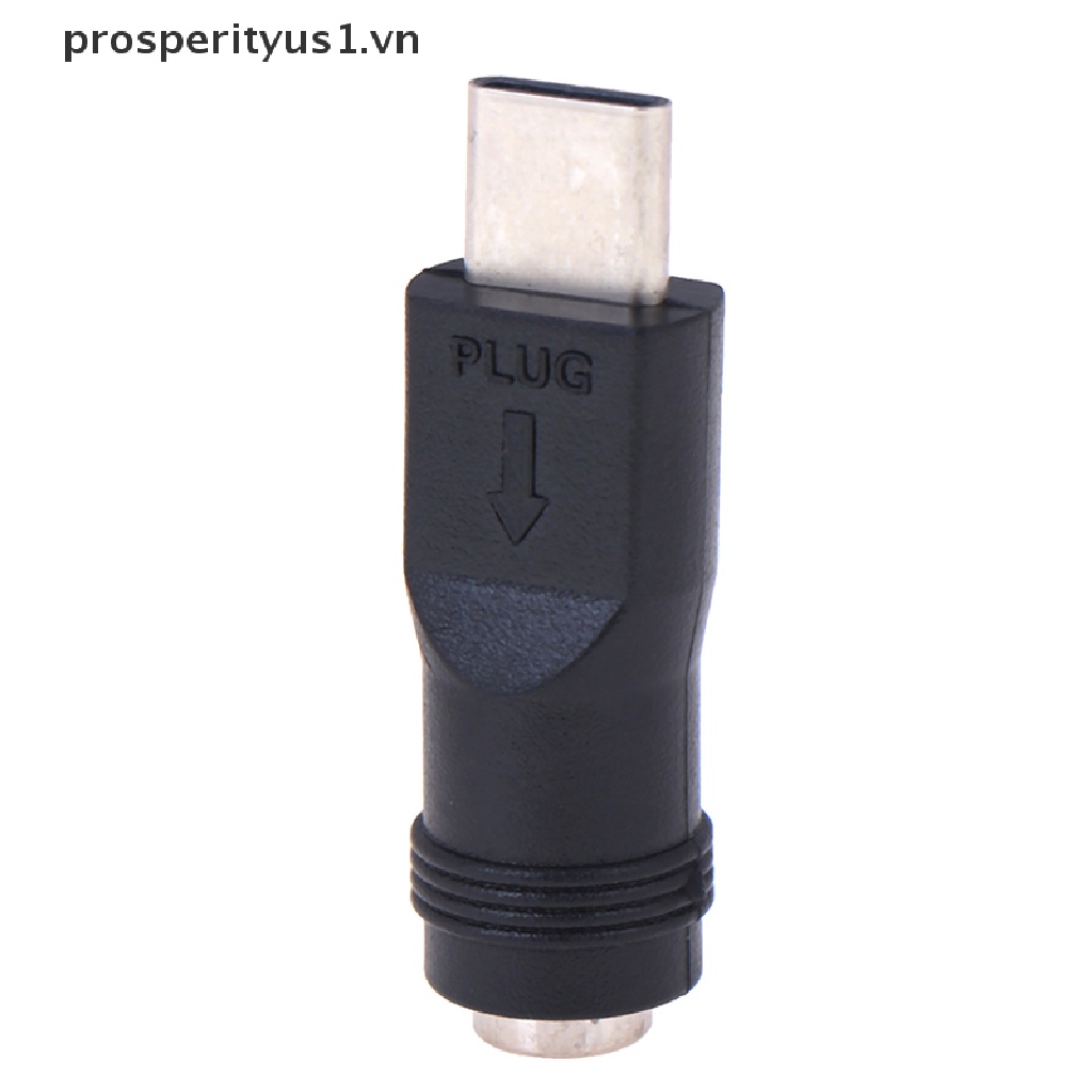 1 Giắc Cắm Chuyển Đổi Female Sang Type-C 3.1 Male 90 / 180 Độ 5.5 * 2.1mm