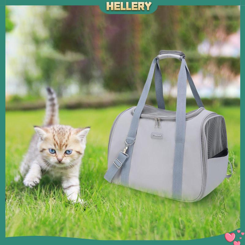 Túi Địu Thú Cưng Thiết Kế Kiểu Lưới Thoáng Khí Di Động Tiện Dụng Mang Theo Du Lịch