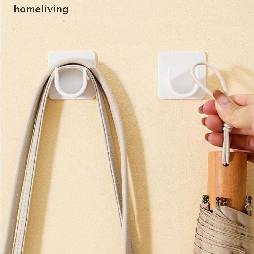 Bộ 2 Móc Treo Rèm Cửa Nhà Tắm Tự Dính Chắc Chắn Không Cần Khoan Lỗ