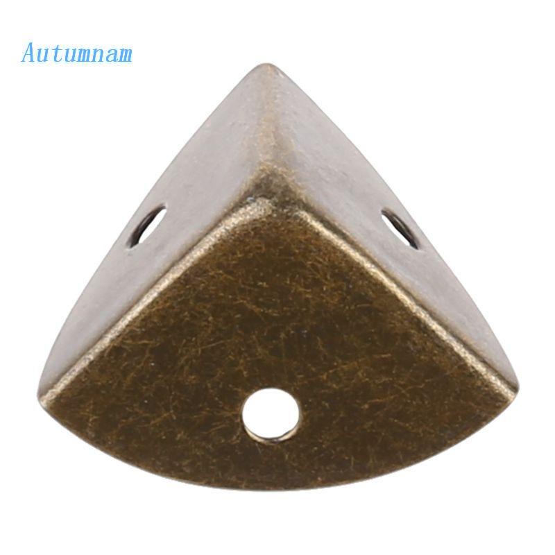 Miếng Dán Góc Cạnh Hộp Nội Thất Bằng Đồng Thau Kích Thước 0.98 "x0.9