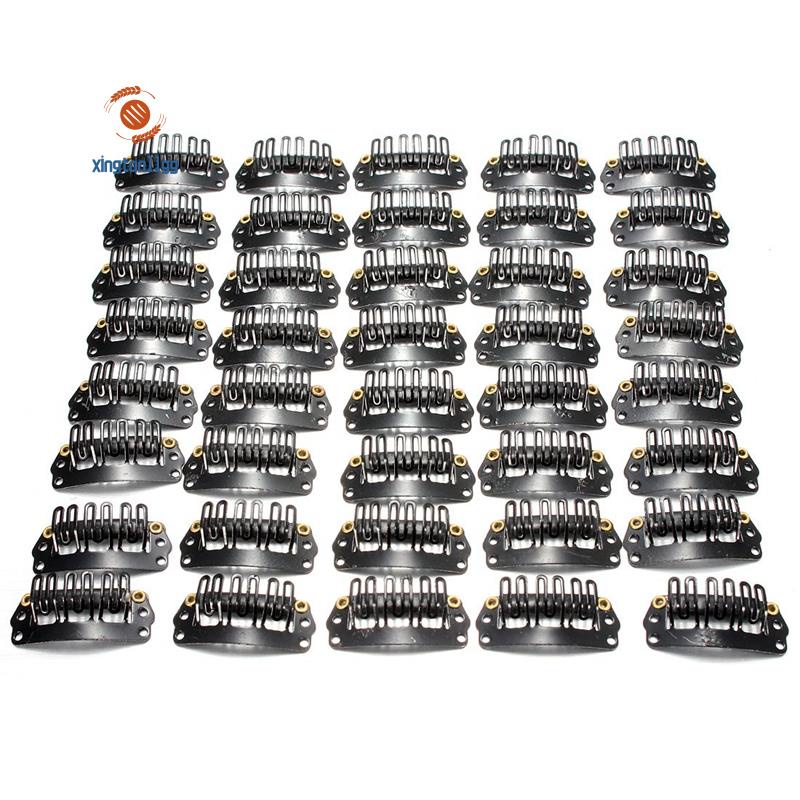 Set 40 Kẹp Tóc Giả Hình Chữ U Màu Đen