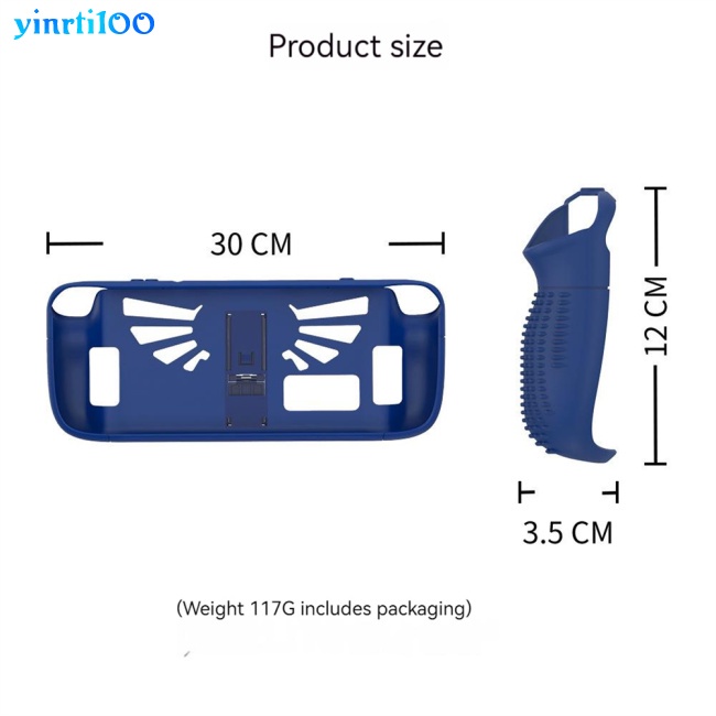 Vỏ Bọc Bảo Vệ Chống Trượt Cho Tay Cầm Chơi Game Hơi Nước Yinrti