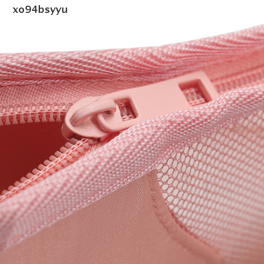 Túi Đựng Cọ Trang Điểm Xo94Bsyu Trong Suốt Có Khóa Kéo Tiện Dụng Mang Theo Du Lịch