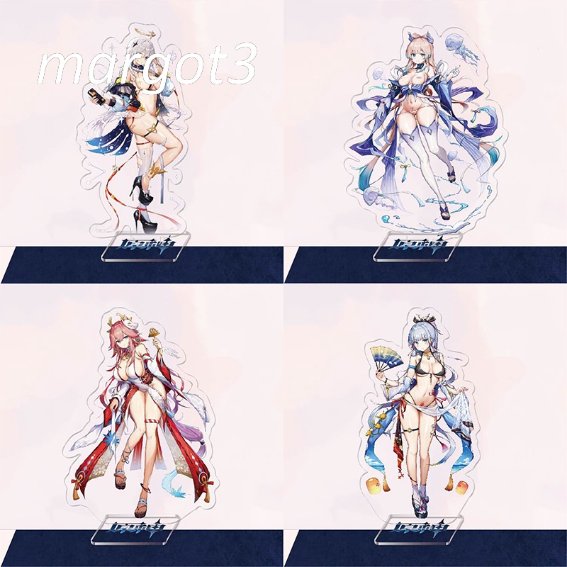 Mô Hình Nhân Vật Shenhe Trong Phim Anime Genshin 3 15cm Kèm Giá Đỡ